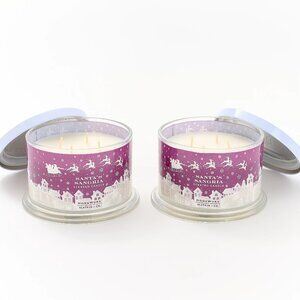 Brand New Home Worx By Slatkin & Company Santa's Sangria TWO 18 oz. Candles